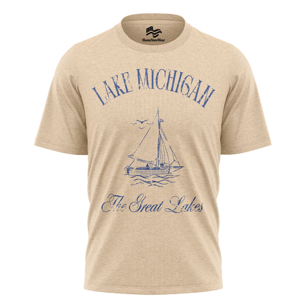 Lake Michigan Comfort Colors Tee | Great Lakes Vacation Shirt