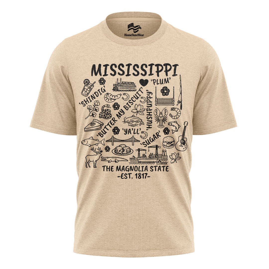 Mississippi Magnolia State T-Shirt