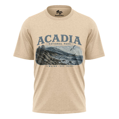 Acadia National Park Tee | Vintage Maine Hiking Shirt