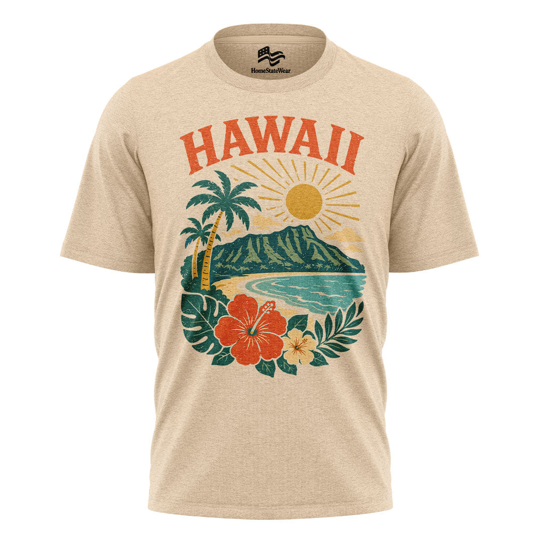 Hawaii Tropical Vacation Comfort Colors Beach Lover Travel Shirt