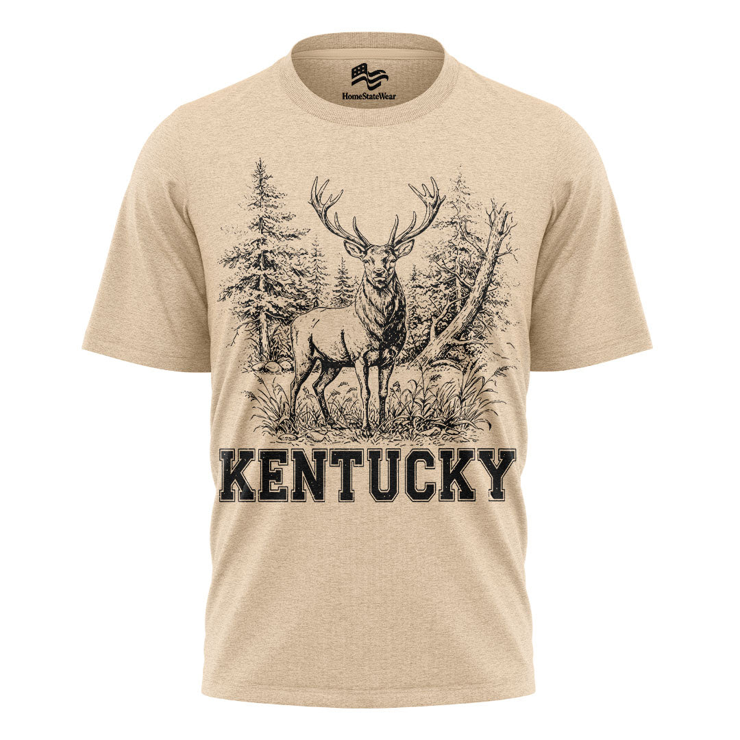 Kentucky Deer Comfort Colors Tee | Wildlife Nature Lover Shirt