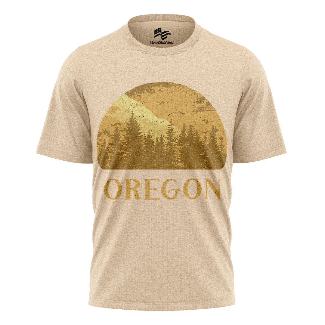 Oregon Comfort Colors® T-Shirt, Pacific Northwest Mountain Souvenir Tee