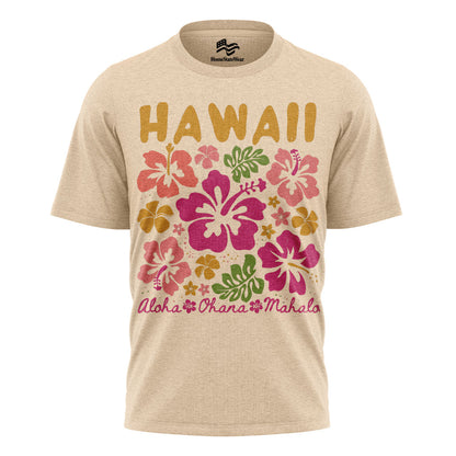 Hawaii Hibiscus Aloha Tropical Vacation Graphic Shirt