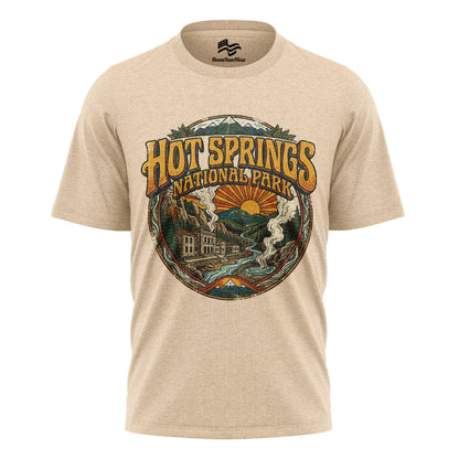 Hot Springs National Park Tee | Retro Bathhouse Row Travel Shirt