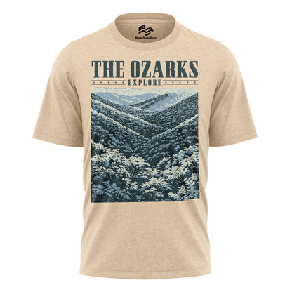 The Ozarks Mountain T-Shirt, Comfort Colors Nature Graphic Tee