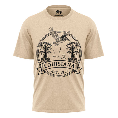 Louisiana Est 1812 T-Shirt | Pelican State Souvenir Tee