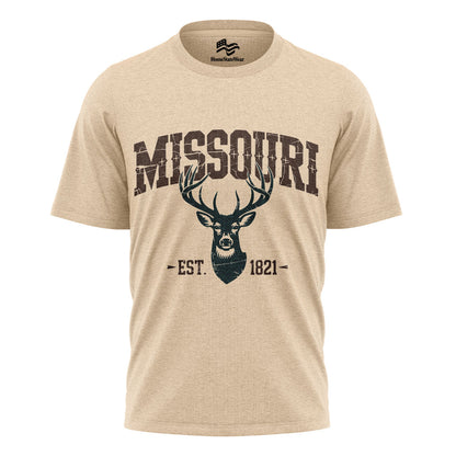 Missouri Deer Hunting T-Shirt, Vintage Wildlife Outdoor Tee