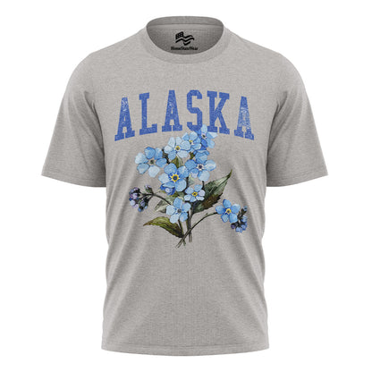 Alaska State Flower Comfort Colors Tee