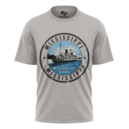 Mississippi Postal Stamp T-Shirt, Vintage Travel Souvenir Tee