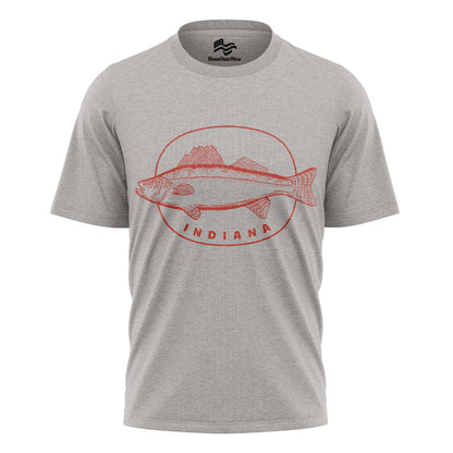 Indiana Comfort Colors Tee | Retro State Pride Shirt