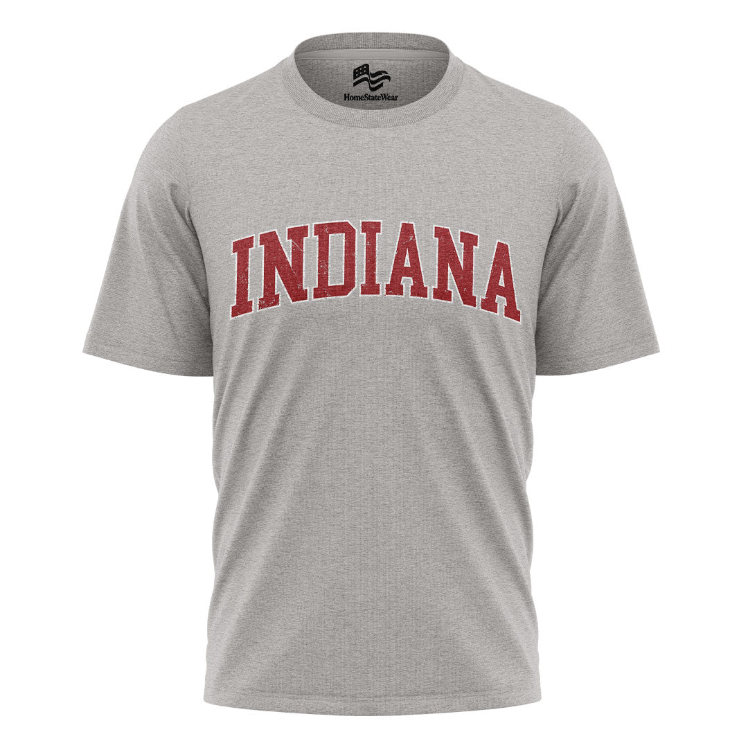 Indiana Varsity Comfort Colors T-Shirt, Distressed Football Graphic Tee