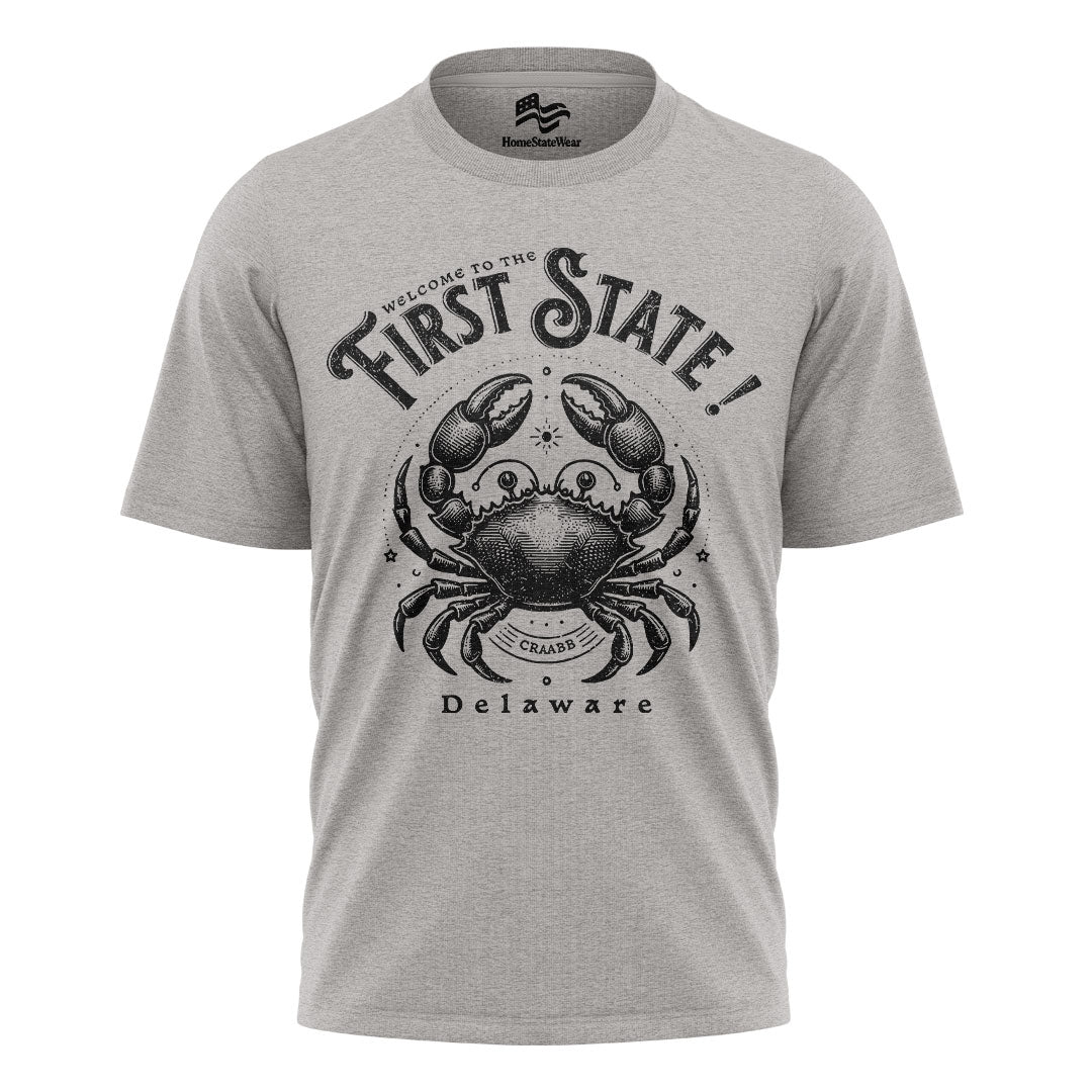 Welcome to Delaware Crab Tee | The First State Souvenir Shirt