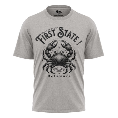 Welcome to Delaware Crab Tee | The First State Souvenir Shirt