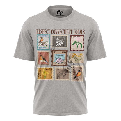 Wildlife Bird & State Flower Tee | Nature Lover Gift Shirt