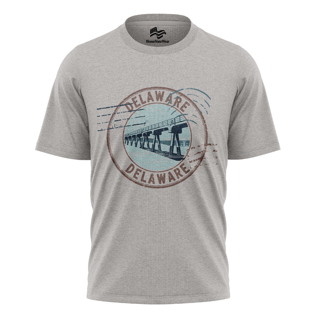 Delaware Bridge Graphic Tee | Scenic Landmark Souvenir Shirt