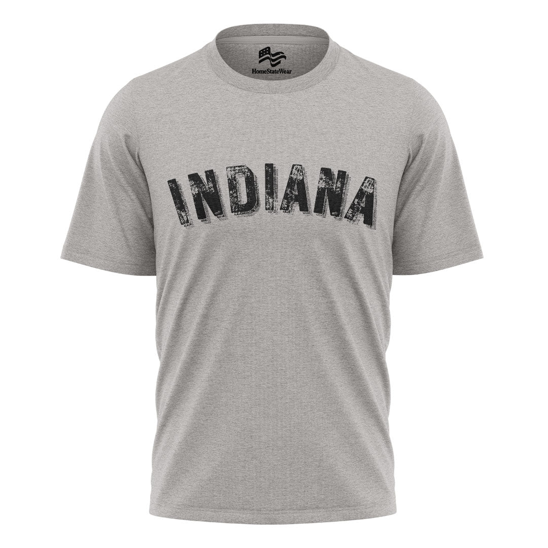 Indiana State Bella Canvas Tee | Rustic State Pride Shirt