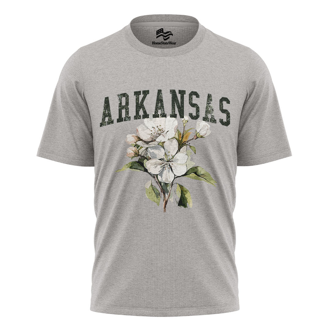 Arkansas State Flower Comfort Colors Tee | Apple Blossom Botanical