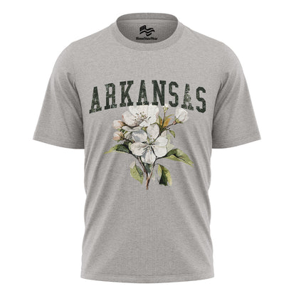 Arkansas State Flower Comfort Colors Tee | Apple Blossom Botanical