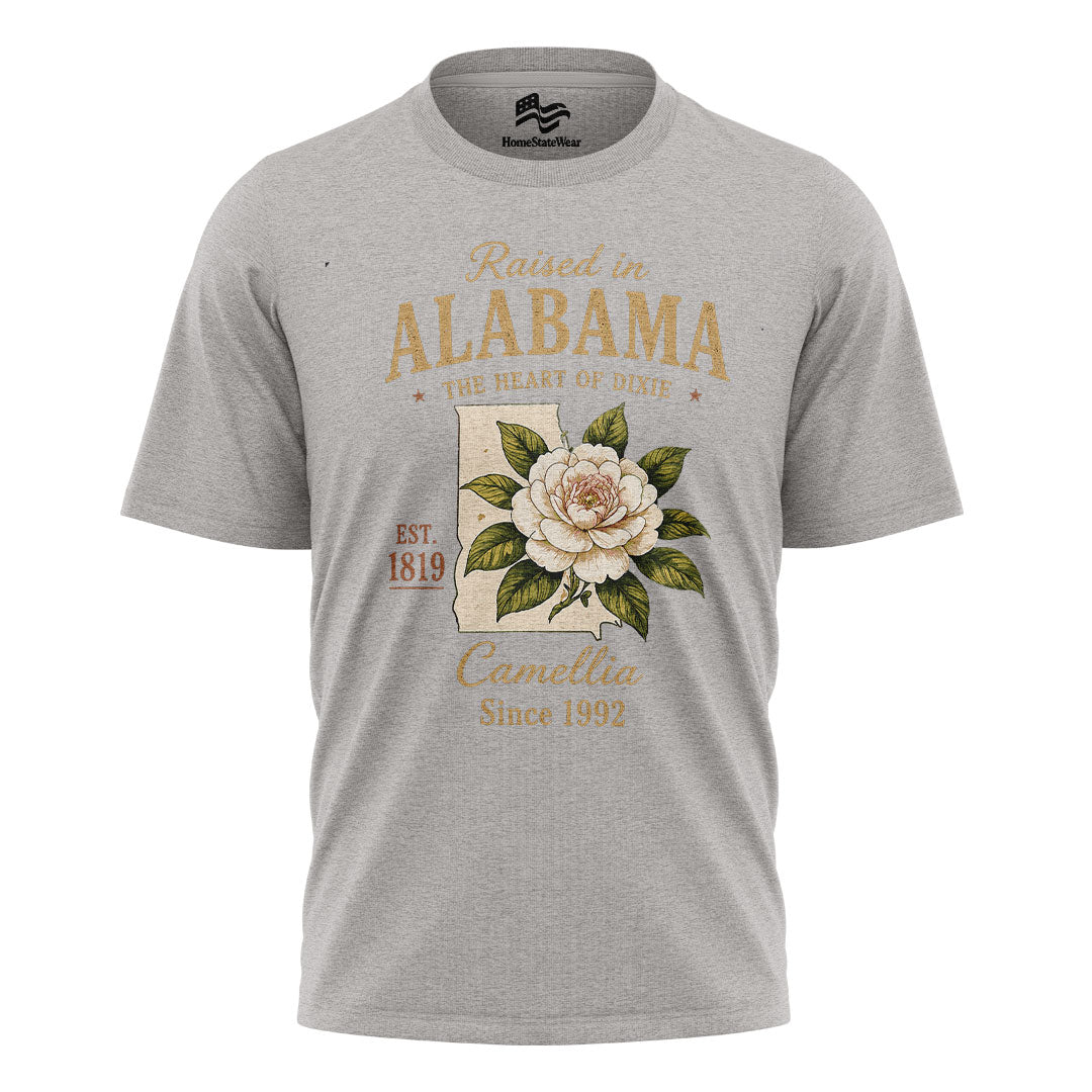 Alabama Camellia State Pride Graphic Tee