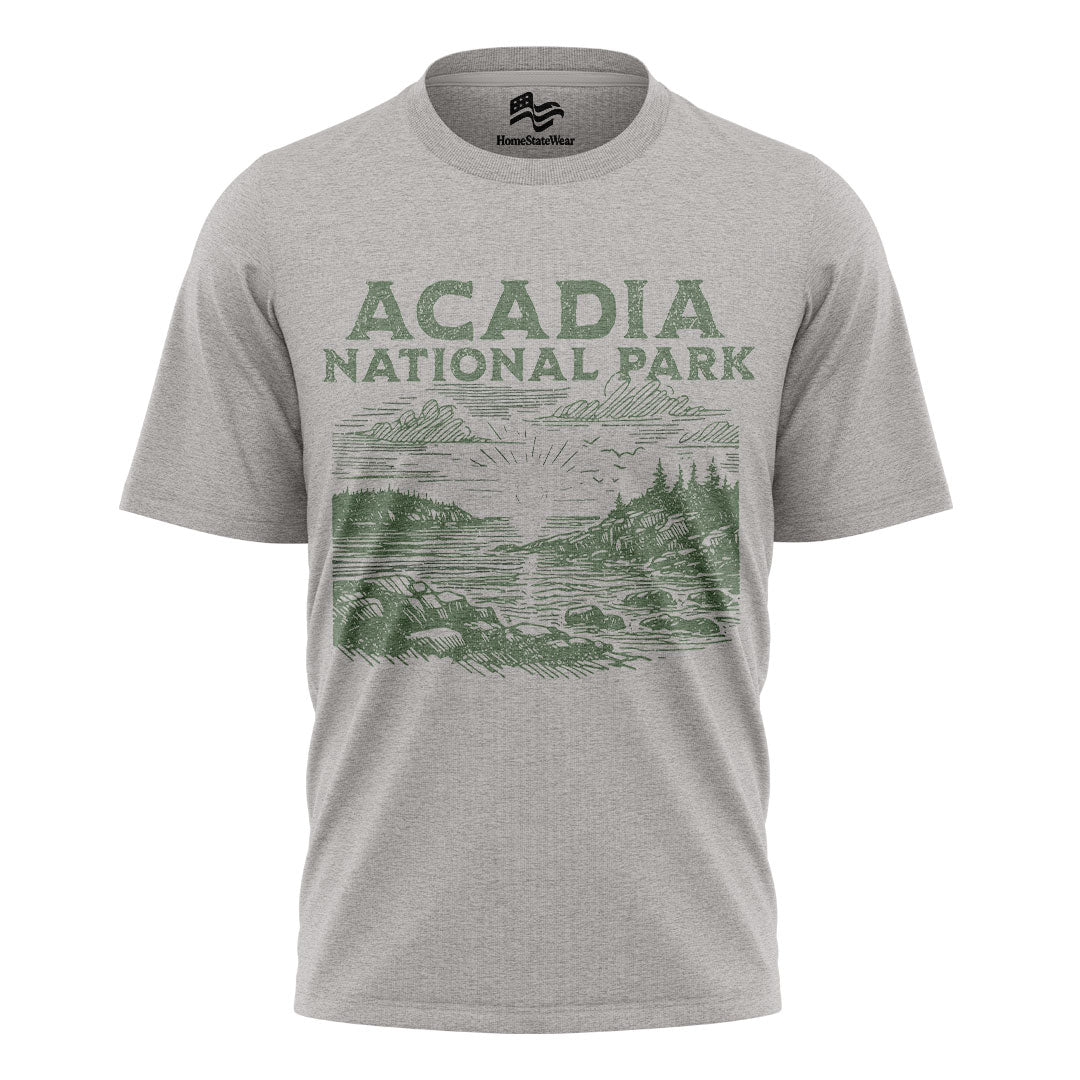 Acadia National Park T-Shirt | Maine Outdoor Travel Te