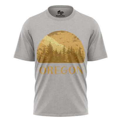 Oregon Comfort Colors® T-Shirt, Pacific Northwest Mountain Souvenir Tee