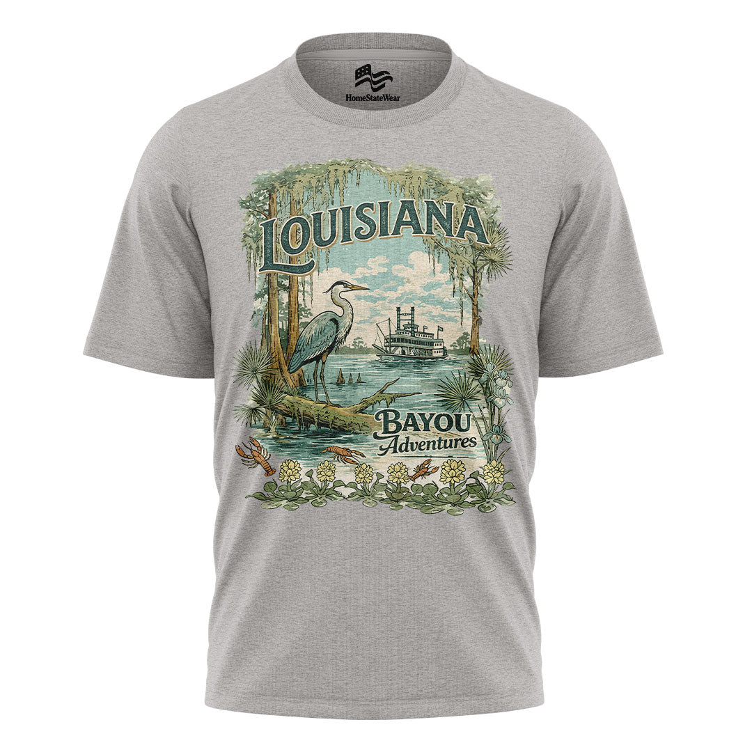 Louisiana Bayou T-Shirt | Cajun Country Souvenir Tee
