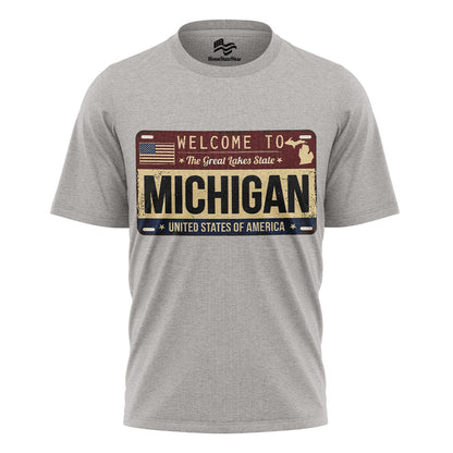Welcome to Michigan T-Shirt | Great Lakes State Gift Tee