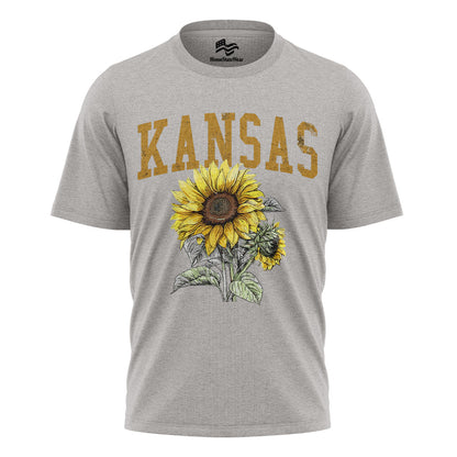 Kansas Sunflower Comfort Colors Tee | State Flower Gift Shirt