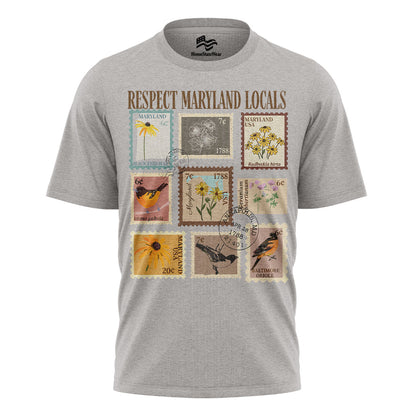 Maryland Wildlife T-Shirt | Bird Flower Nature Gift Tee