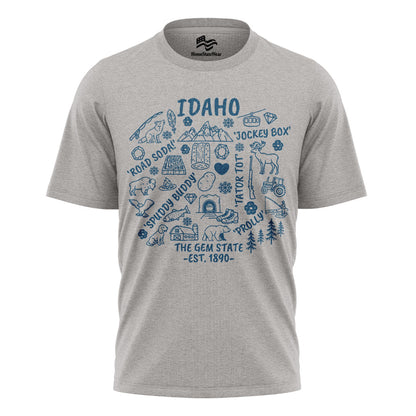 Idaho Icon T-Shirt | Gem State Outdoor Graphic Tee