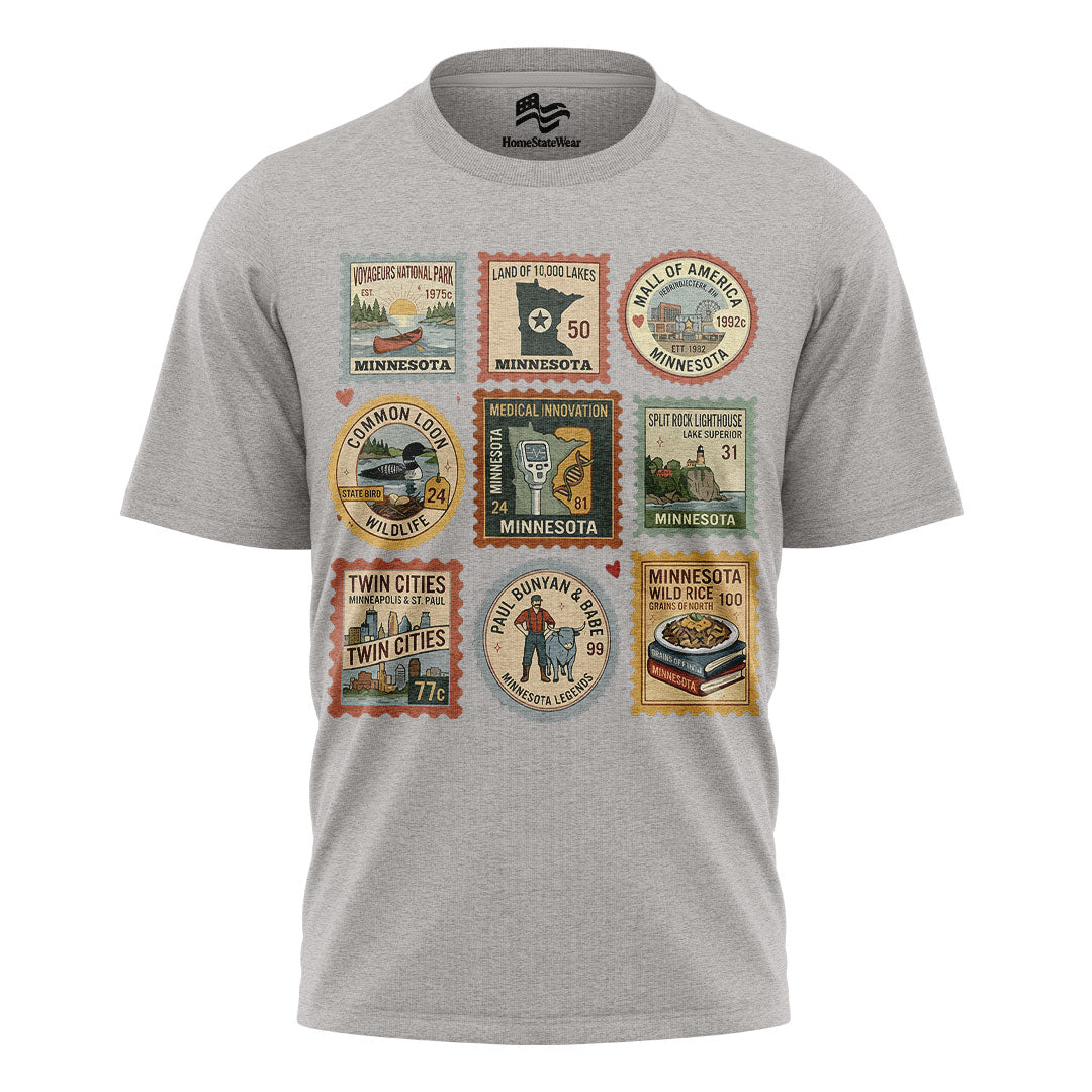 Minnesota State Stamp T-Shirt