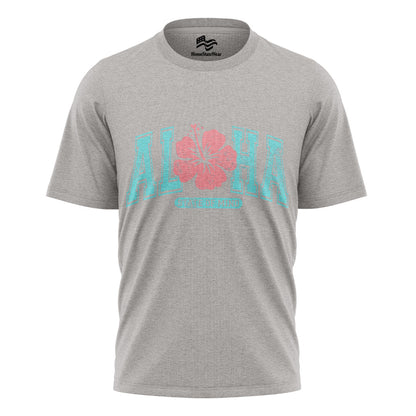Aloha State of Mind Comfort Colors Varsity Hawaii Hibiscus Shirt