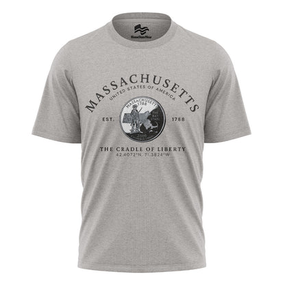 Massachusetts T-Shirt | Bay State Souvenir Tee
