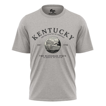 Kentucky Quarter T-Shirt | Bluegrass State Souvenir Tee