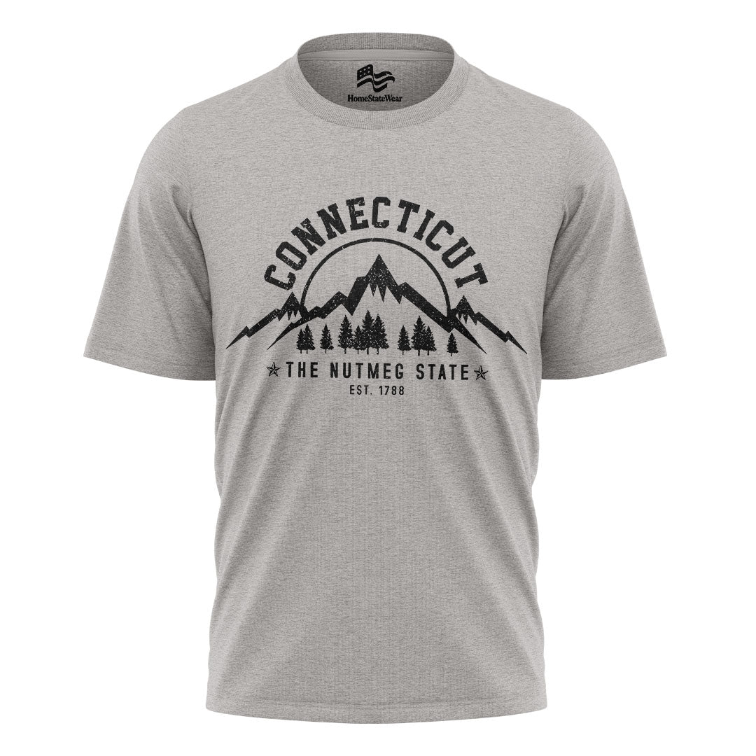 Connecticut Nutmeg State Tee | Vintage Mountain Forest Shirt