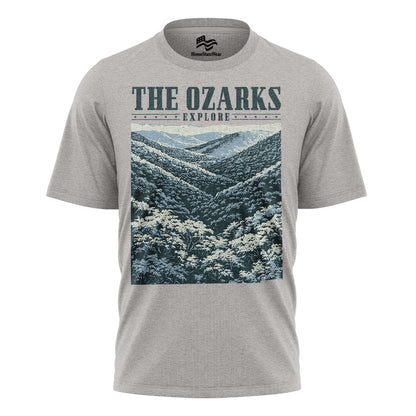 The Ozarks Mountain T-Shirt, Comfort Colors Nature Graphic Tee
