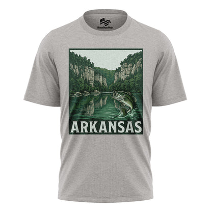 Arkansas Bass Fishing Tee | Natural State Outdoors Shirt