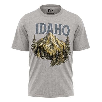 Idaho Collegiate Mountain Comfort Colors Gem State Souvenir Shirt