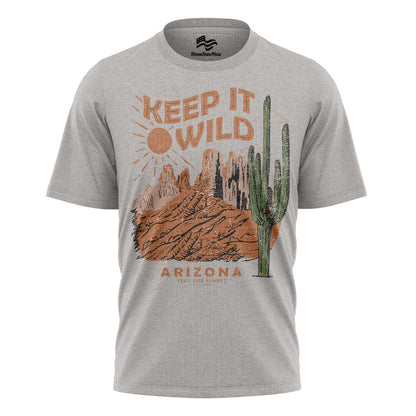 Keep It Wild Desert Graphic Tee, Southwest Nature Lover Gift