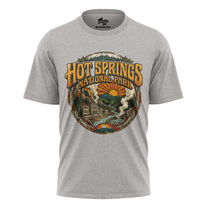 Hot Springs National Park Tee | Retro Bathhouse Row Travel Shirt