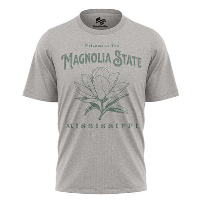 Welcome to Mississippi T-Shirt, Magnolia State Flower Tee,