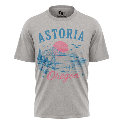 Astoria Oregon Coast Comfort Colors® T-Shirt, Retro Beach Travel Tee