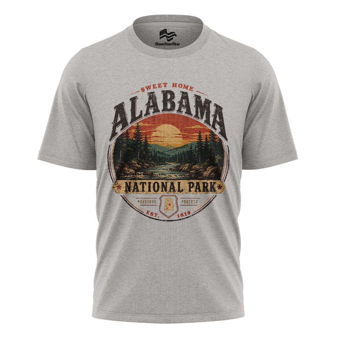 Alabama Wilderness Vintage Adventure Graphic Tee
