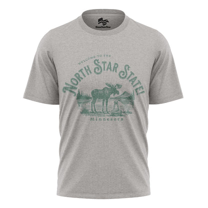 Welcome to Minnesota T-Shirt, North Star State Moose Tee