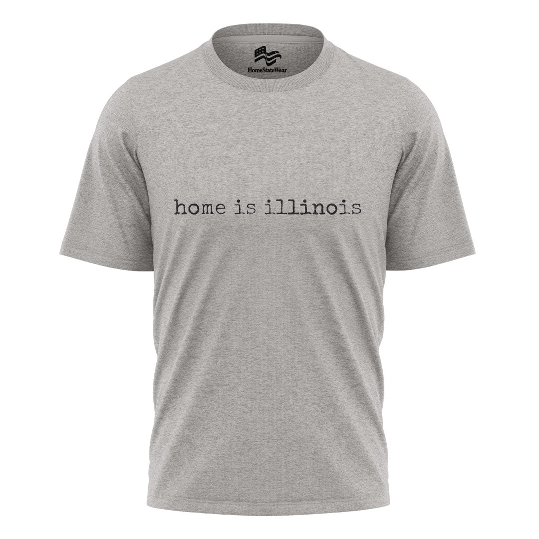 Home Is Illinois Comfort Colors Tee | Born and Raised Gift Shirt