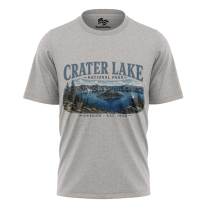 Crater Lake National Park T-Shirt, Vintage Oregon Lake Mountain Tee