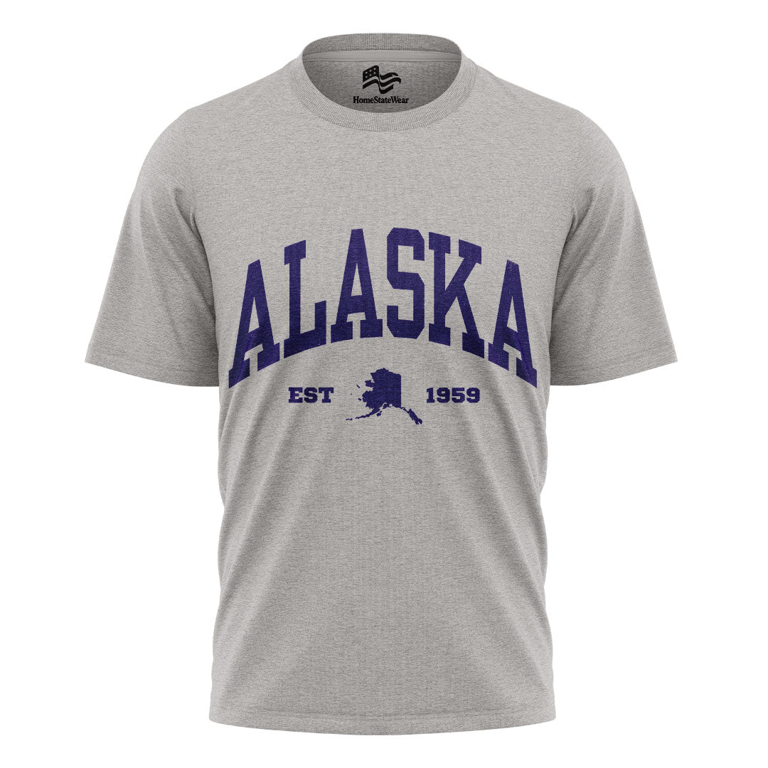 Alaska Map Comfort Colors Tee