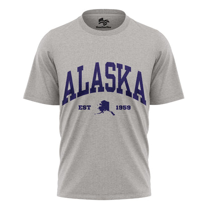 Alaska Map Comfort Colors Tee