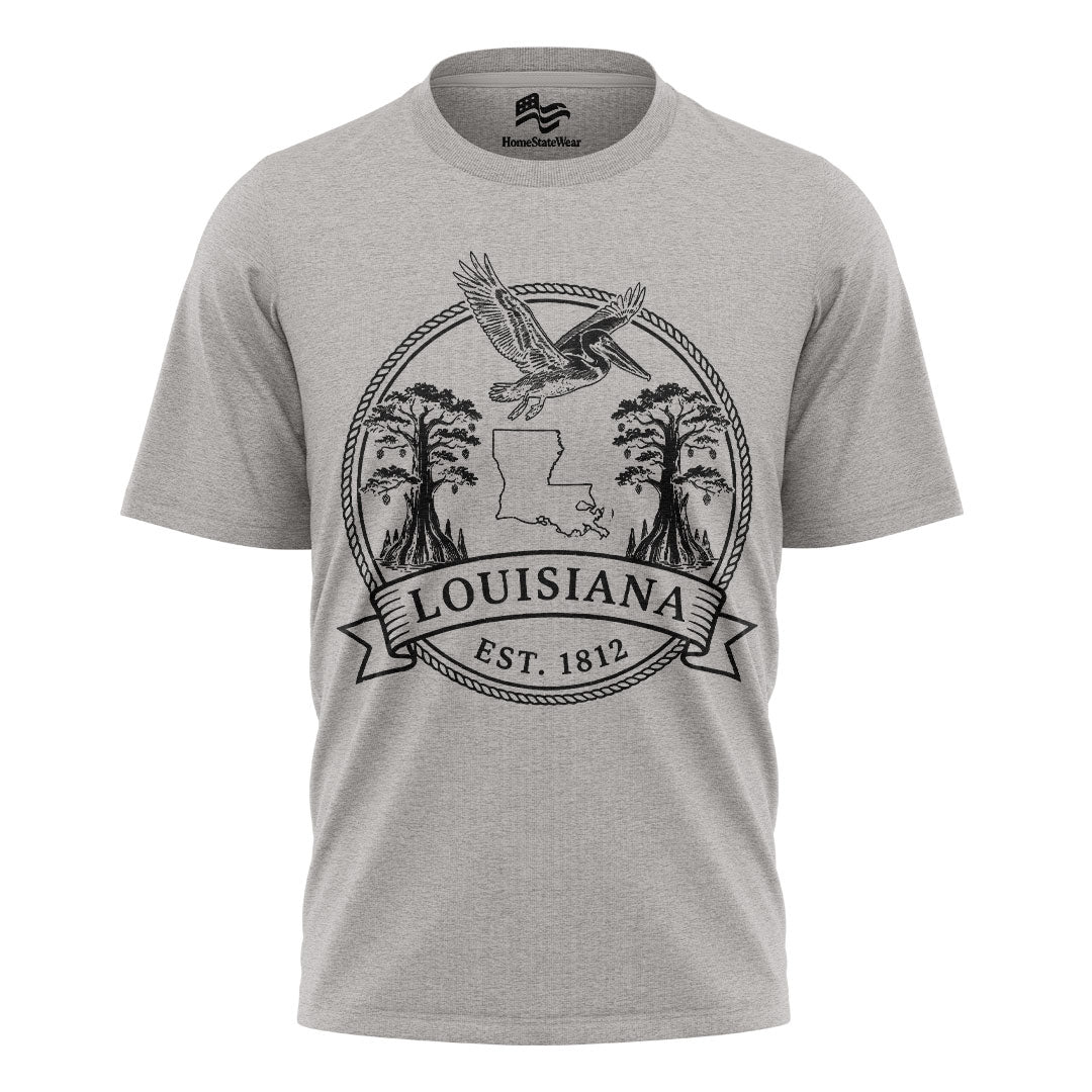 Louisiana Est 1812 T-Shirt | Pelican State Souvenir Tee
