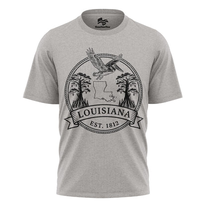 Louisiana Est 1812 T-Shirt | Pelican State Souvenir Tee